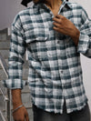Circuit Checked Distressed Flannel – Racing Green