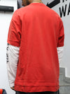 Ballucci Division Layered Statement Tee – Racing Red