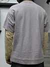 Ballucci Core Series 2-in-1 Layered Tee – Sand & Lavender