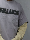 Ballucci Core Series 2-in-1 Layered Tee – Sand & Lavender