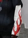 Saint Apparel Flame Layered Tee – Shadow Black