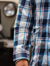 Distressed Graffiti Plaid Streetwear Shirt