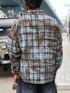 Tribal Fusion Plaid Oversized Shirt