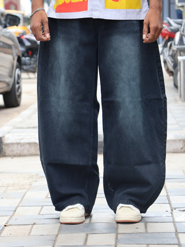SKRIVOO Over-Extruded Denim | Deep Charcoal Wash
