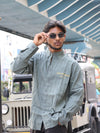 Heritage Textured Utility Shirt in Sage