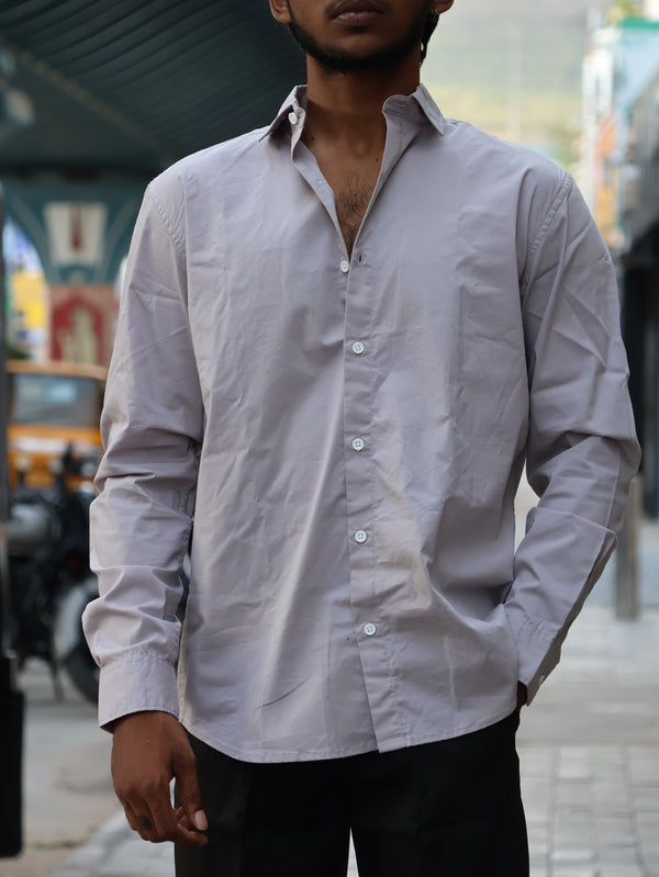Midnight Marble Swirl Button-Down