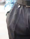The Signature Pleated Trouser – Charcoal Grey