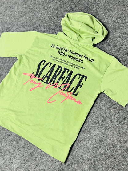 Scarface Oversized Hoodie T-Shirt – Green