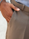 Tailored Extended Waistband Trousers – khaki