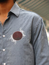 Urban Slate Button-Down Shirt