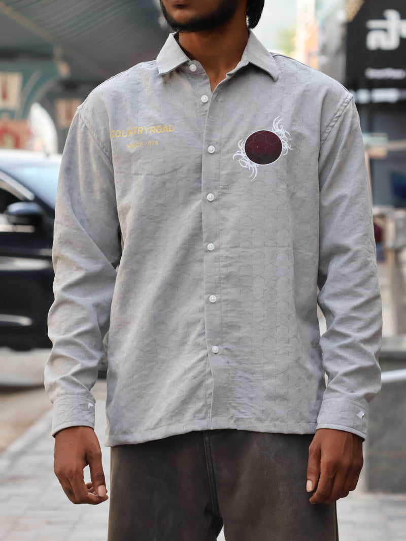 Frost Grey Urban Casual Shirt