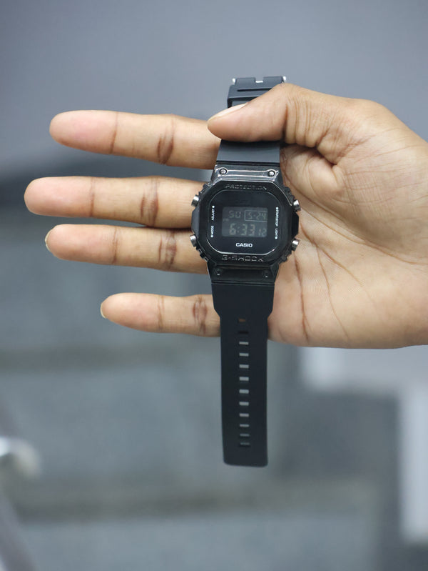Casio G-Shock Square Digital Watch – Stealth Black-on-Black
