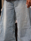 Light-Wash Vintage Ultra-Baggy Denim Jeans