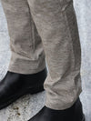 Luxe Linen-Blend Tailored Trousers – Toasted Almond