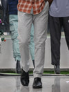 Luxe Linen-Blend Tailored Trousers – Ash Grey
