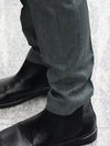 Luxe Linen-Blend Tailored Trousers – Steel Slate