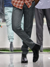 Luxe Linen-Blend Tailored Trousers – Steel Slate