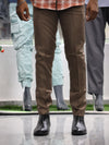 Luxe Linen-Blend Tailored Trousers – Earth Mocha