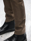 Luxe Linen-Blend Tailored Trousers – Earth Mocha