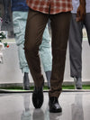 Luxe Linen-Blend Tailored Trousers – Earth Mocha