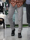 Luxe Linen-Blend Tailored Trousers – Dove Grey
