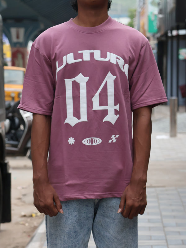 "Main Character" Oversized Heavyweight Graphic Tee – Mauve
