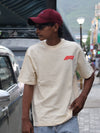 F1 Racing Oversized Heavyweight Tee – Vintage Cream