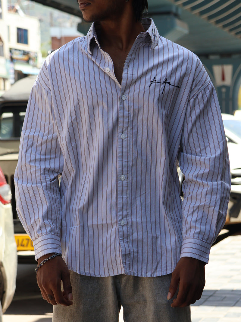 The Signature Stripe Oversized Shirt