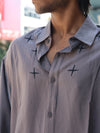 The Midnight Cross Embroidered Shirt