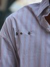 Oversized Pinstripe Hardware Shirt