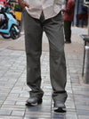 Essential Olive Linen-Blend Relaxed Trousers