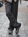 Everyday Charcoal Linen-Blend Relaxed Trousers
