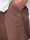 Everyday Chocolate Linen-Blend Relaxed Trousers