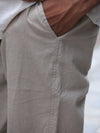 Everyday Khaki Linen-Blend Relaxed Trousers