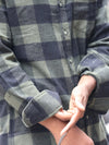 Heavyweight Buffalo Plaid Flannel Shirt – Olive Green & Black