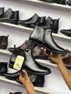 🖤 Men’s Black Zip Chelsea Boots – Sleek & Modern Style