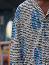 Men's Printed Hooded Shirt