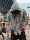 Men's Printed Hooded Shirt