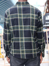 Black & Olive Green Checkered Shirt
