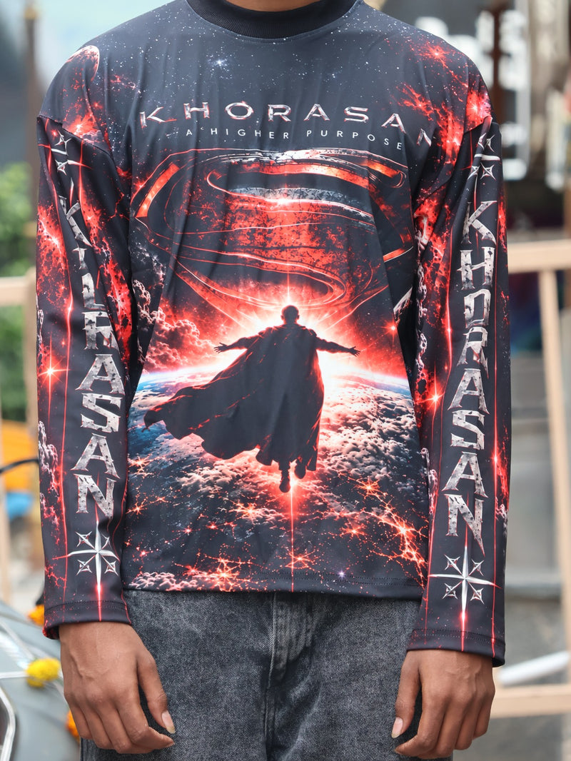 Men's Graphic Printed Full-Sleeve T-Shirt